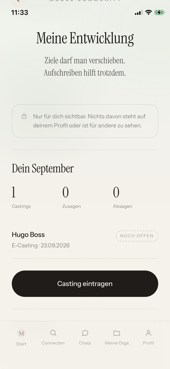 Meine Entwicklung